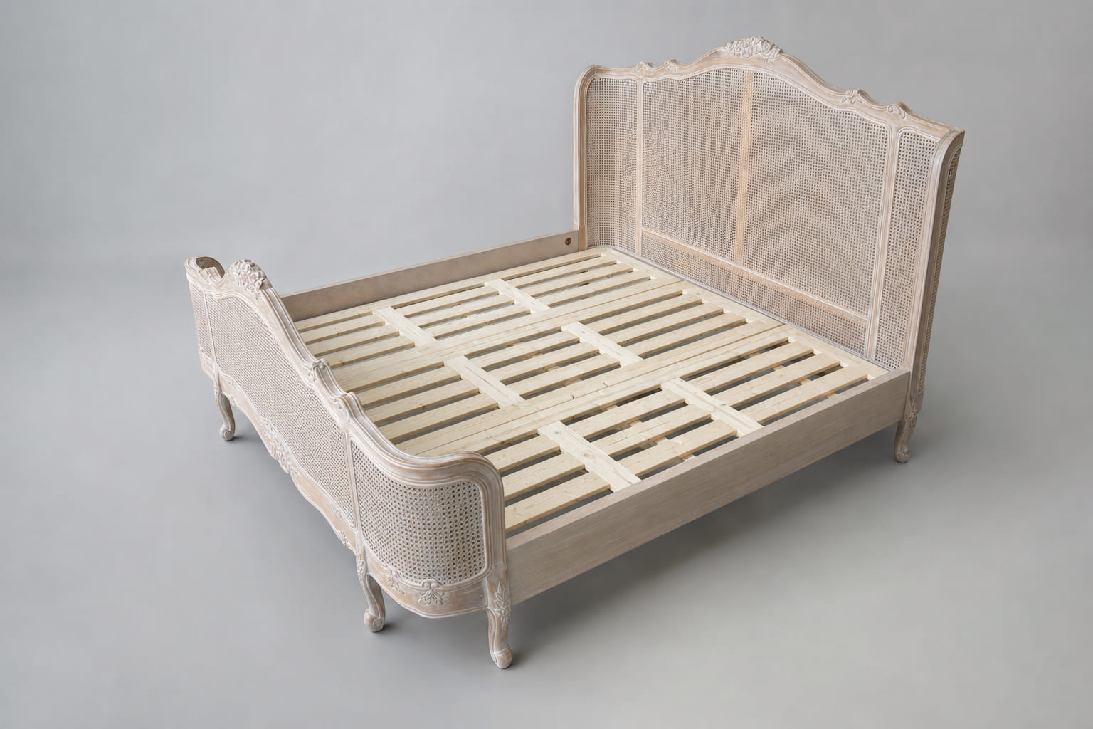 Meravelle Rattan Bed Frame