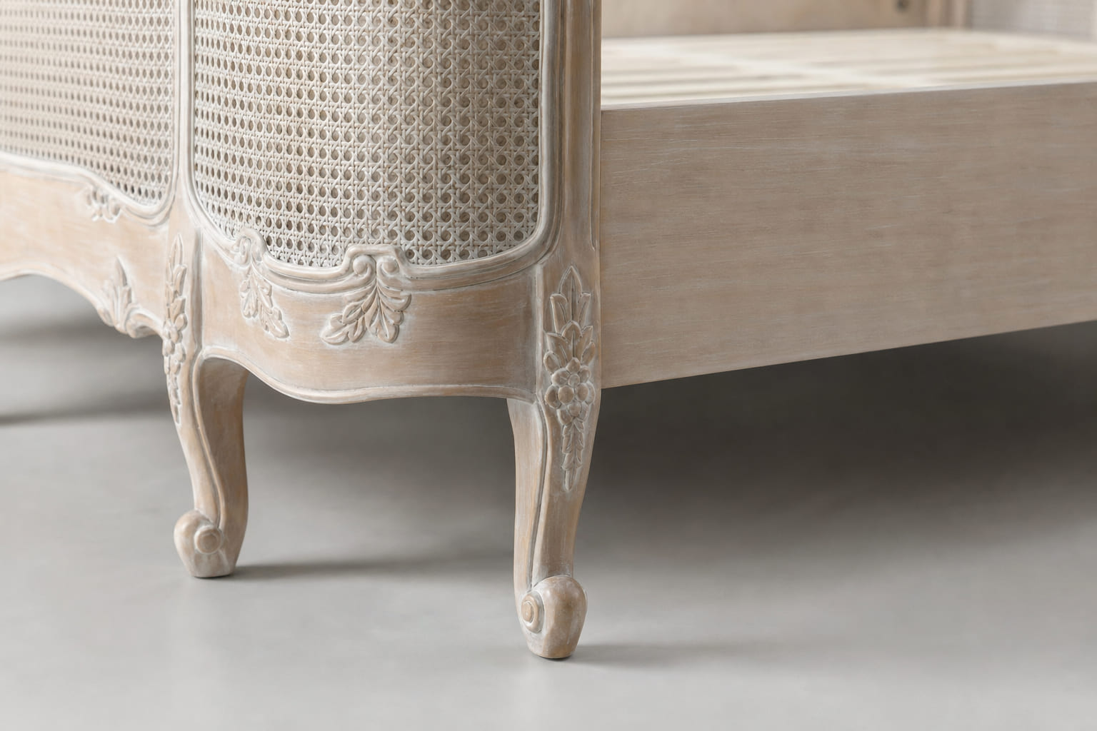Meravelle Rattan Bed Frame