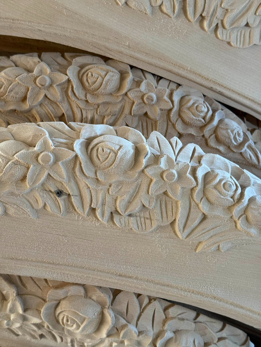 Roses, cut by hand